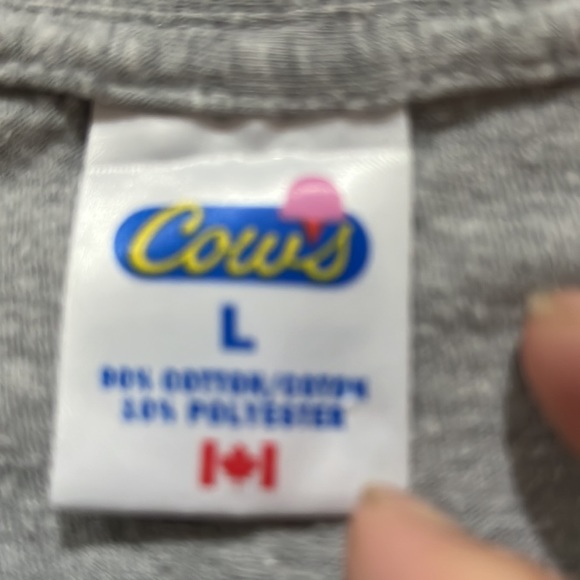 𝅺Cow Wars T-shirt, men, size Large Prince Edward Island - Picture 2 of 3